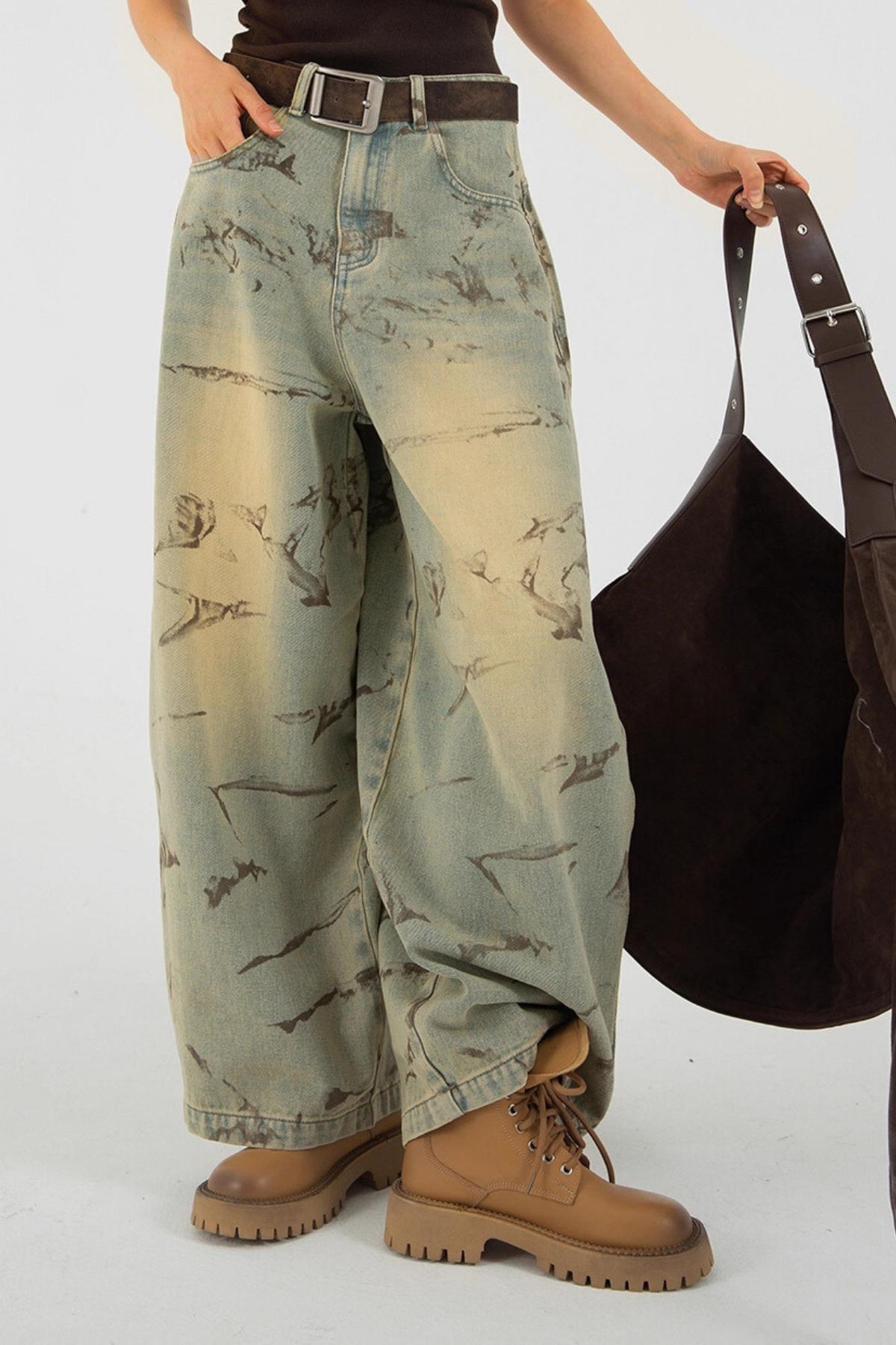 Dat Print Baggy Jeans