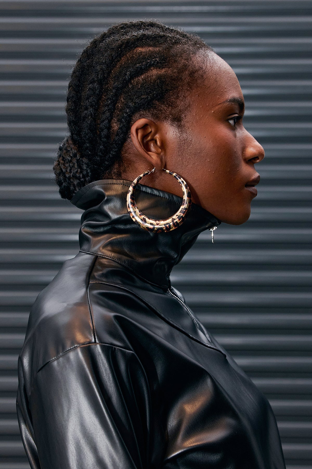 Apostol Leopard Metal Earrings