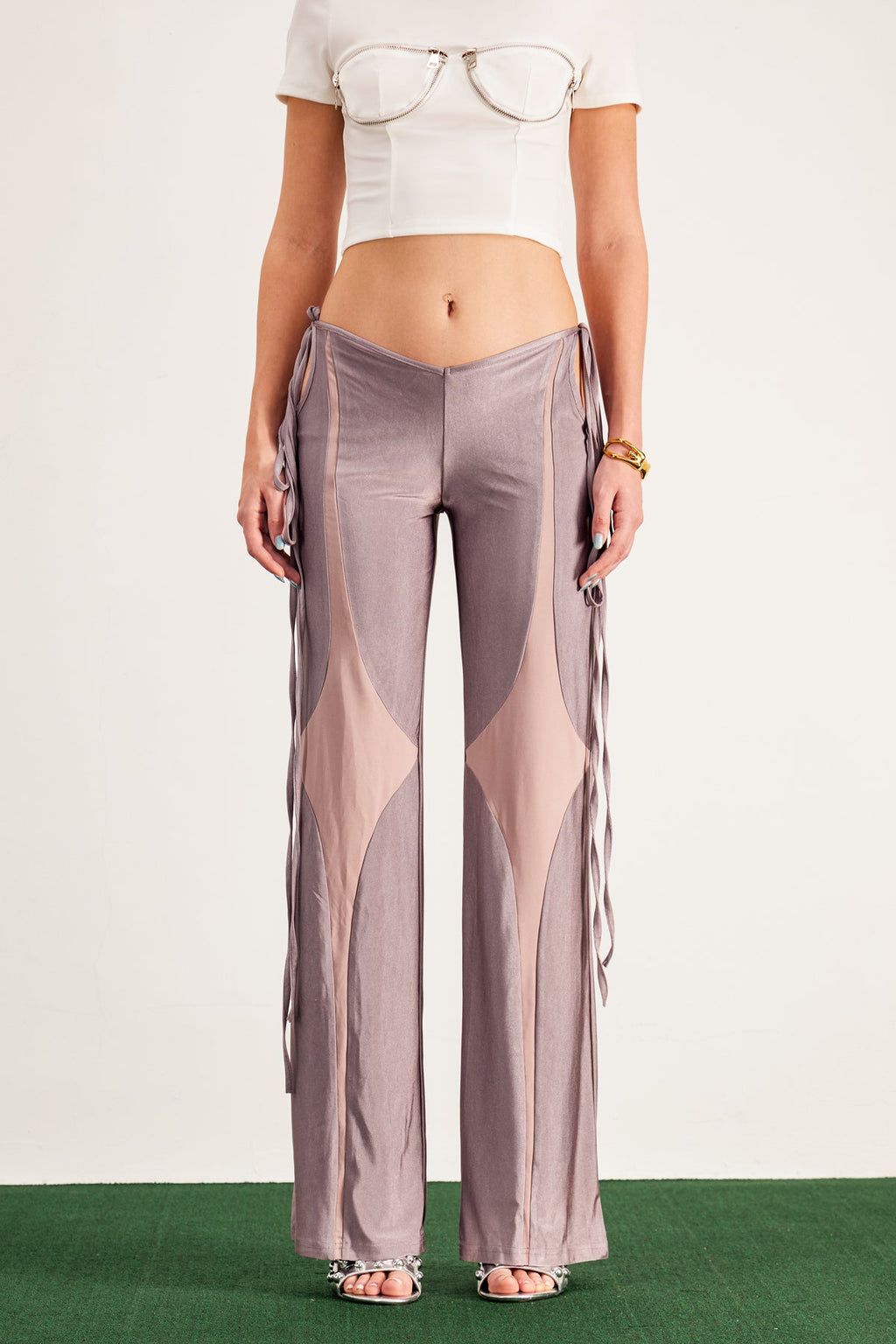 Bandar Deconstruct Satin Pants