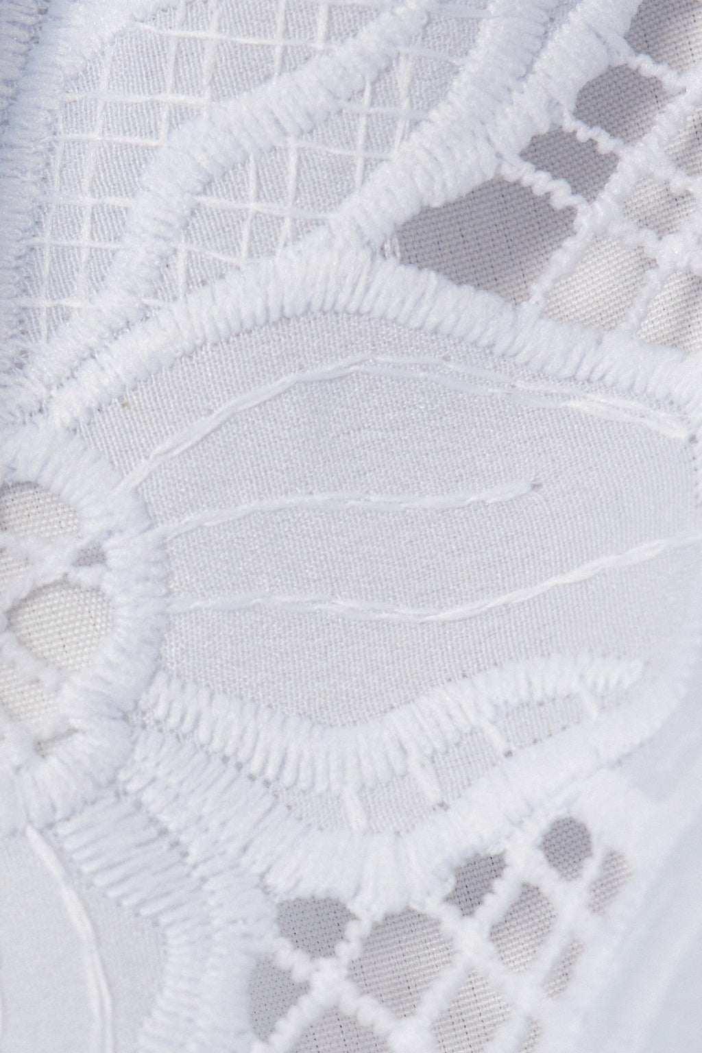 Carmela Embroidered Cutout Skirt Set