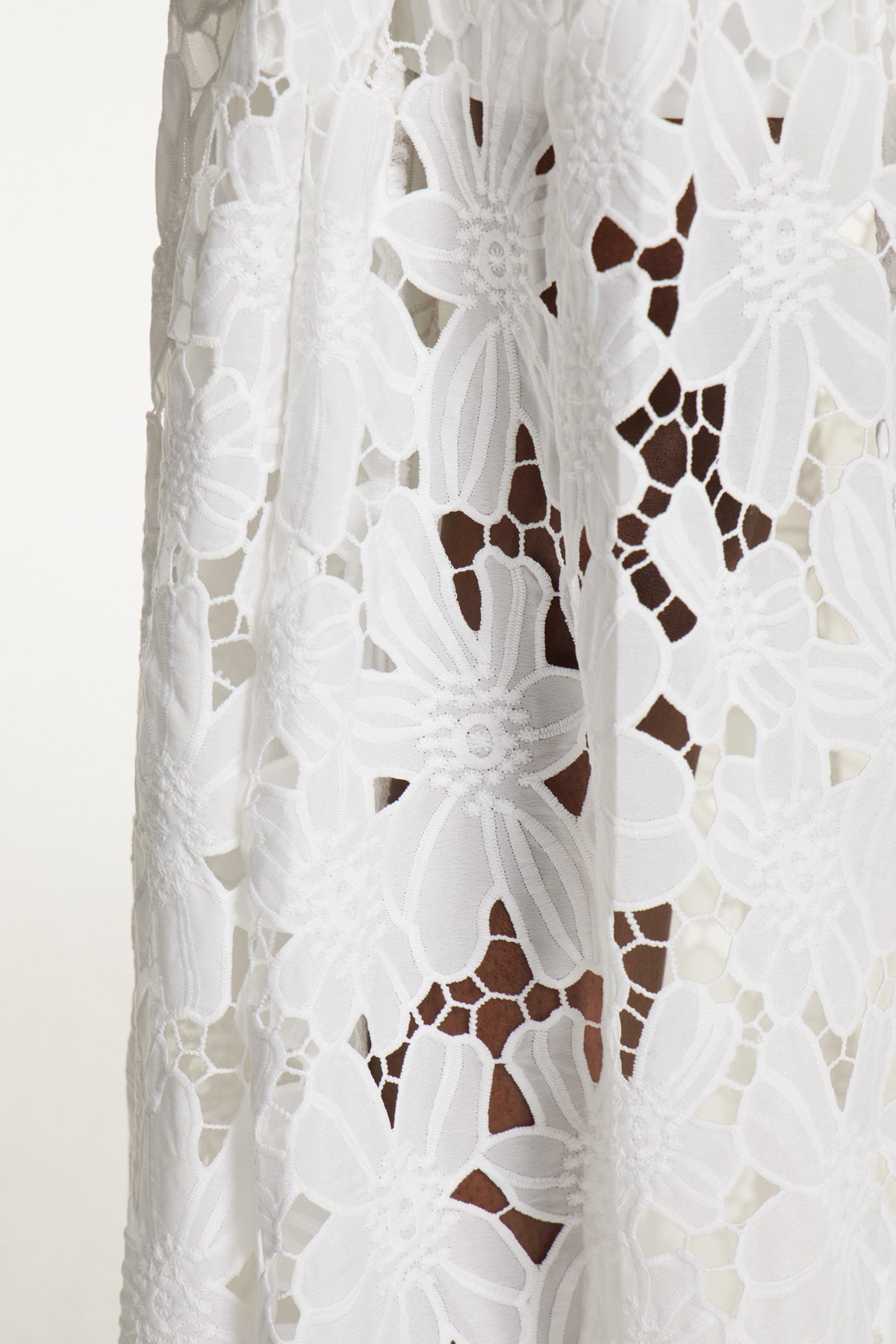 Darija Sleeveless Flower Cutout Skirt Set