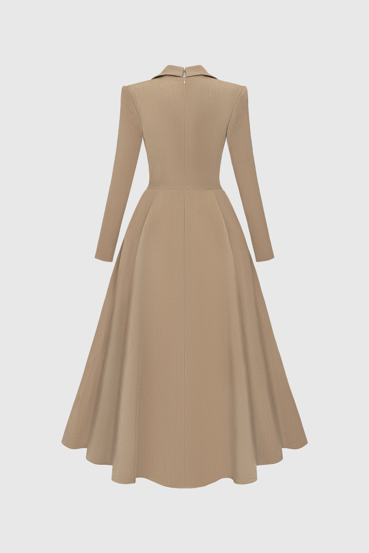 Desmond Long Sleeve Twist Ruffle Maxi Dress