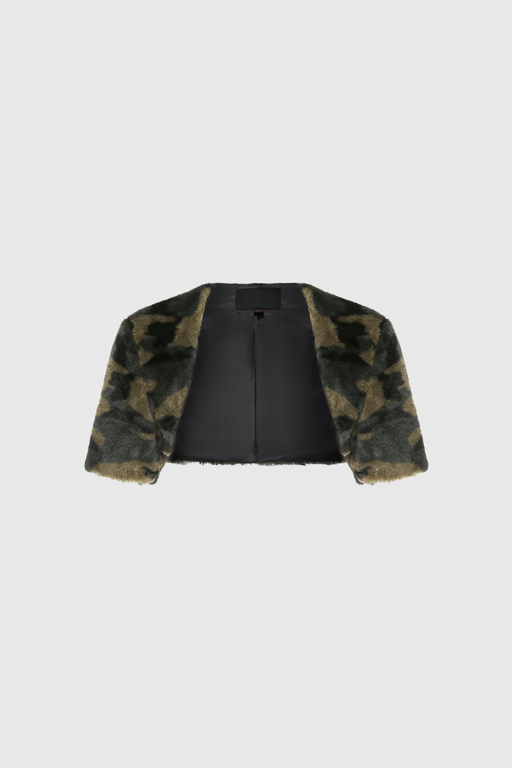 Daumantas Camouflage Faux Fur Jacket