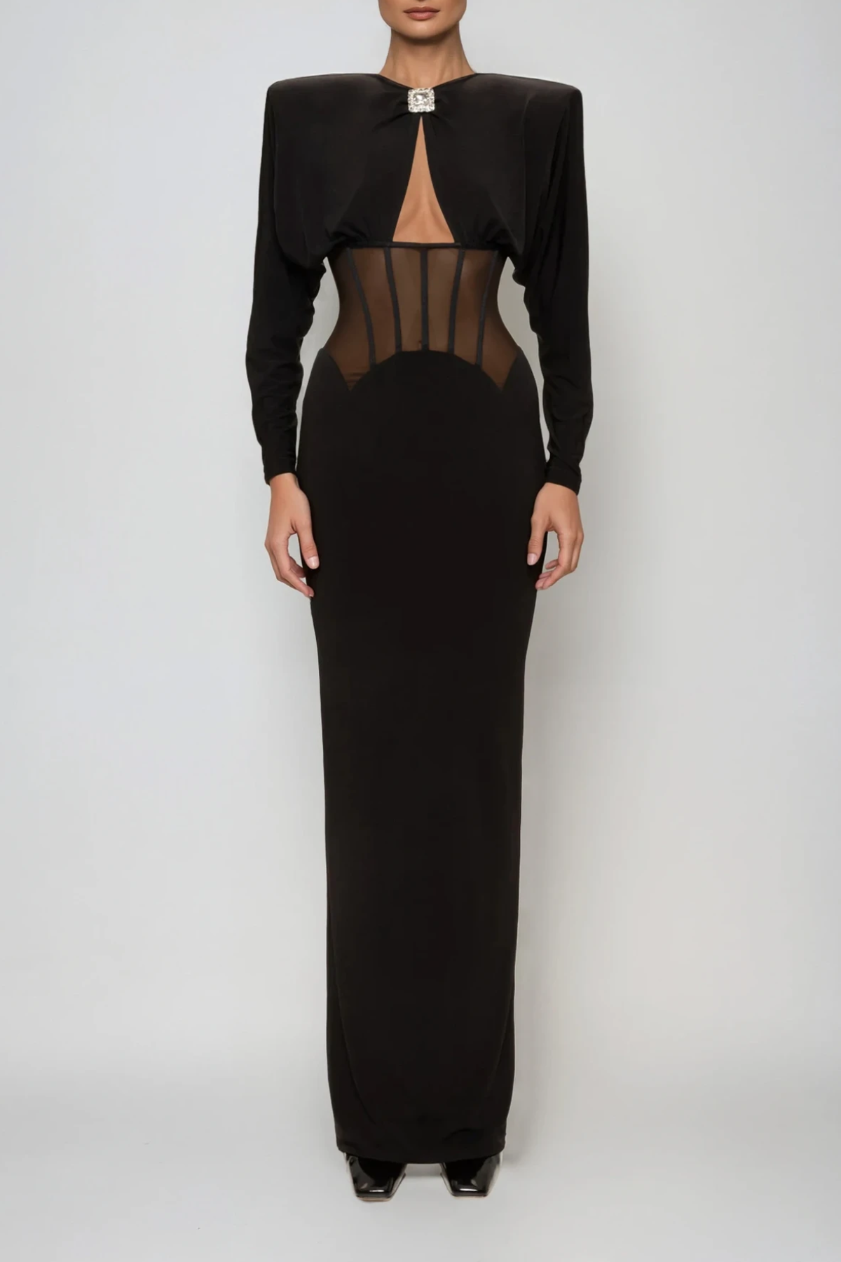 Dimitrij Cutout Corset Maxi Dress