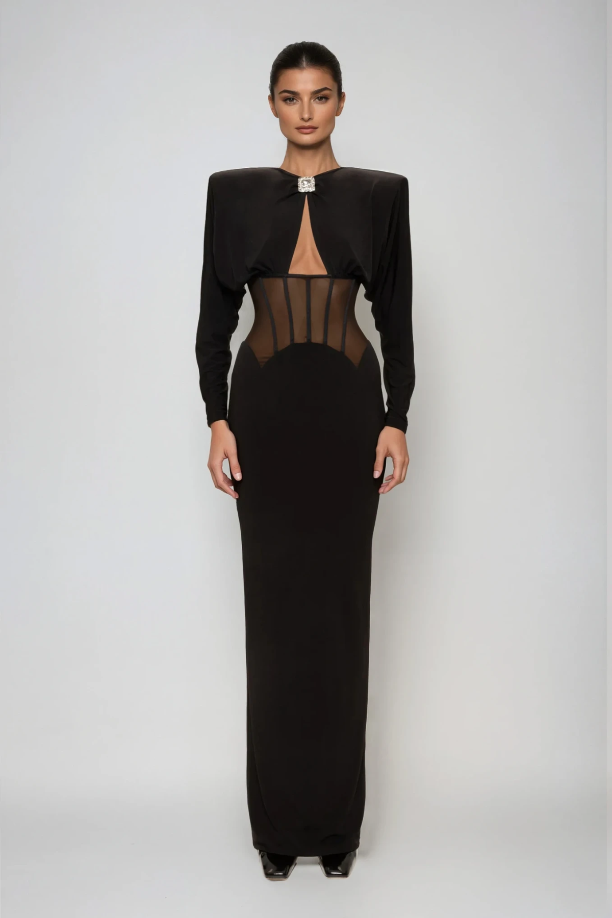 Dimitrij Cutout Corset Maxi Dress