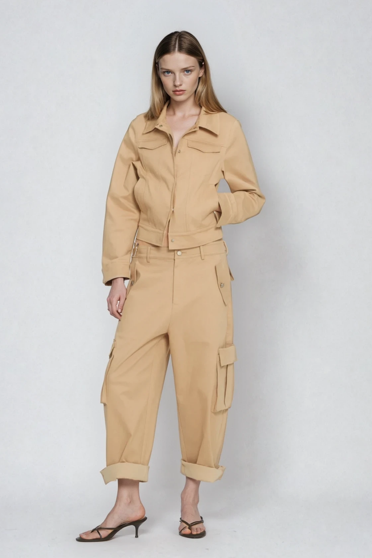 David Cargo Pants Set