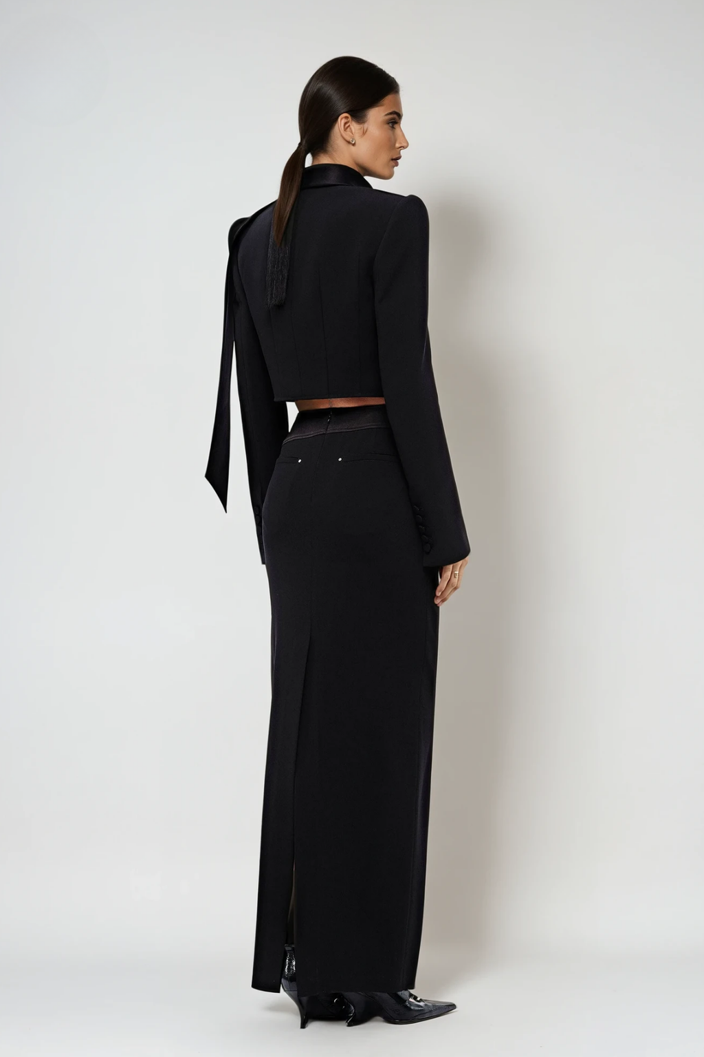 Davie Long Sleeve Scarf Jacket