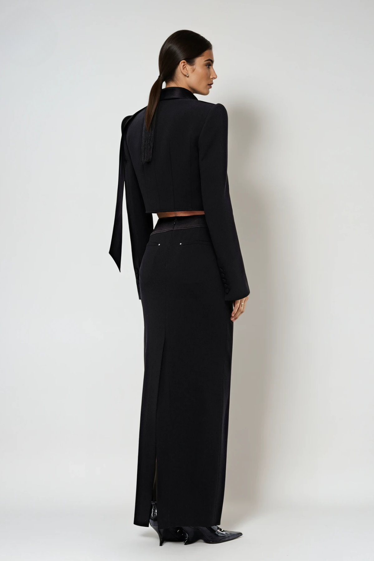 Davie Long Sleeve Scarf Jacket