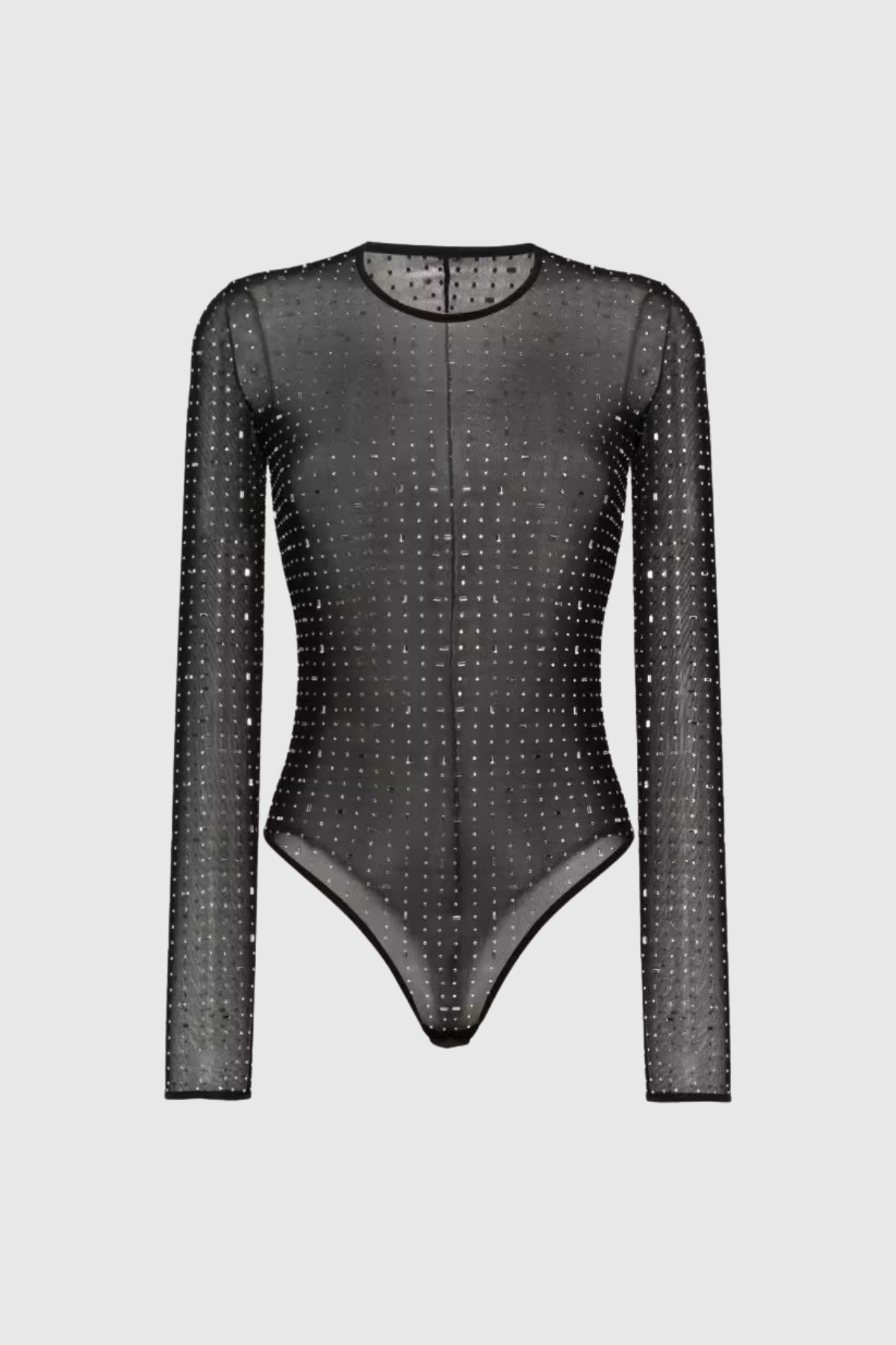 Anius Rhinestone Bodycon Bodysuit