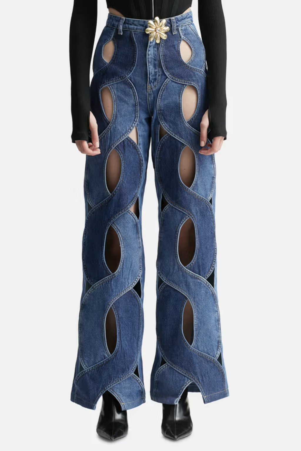 Abigail  Cutout Denim Jeans