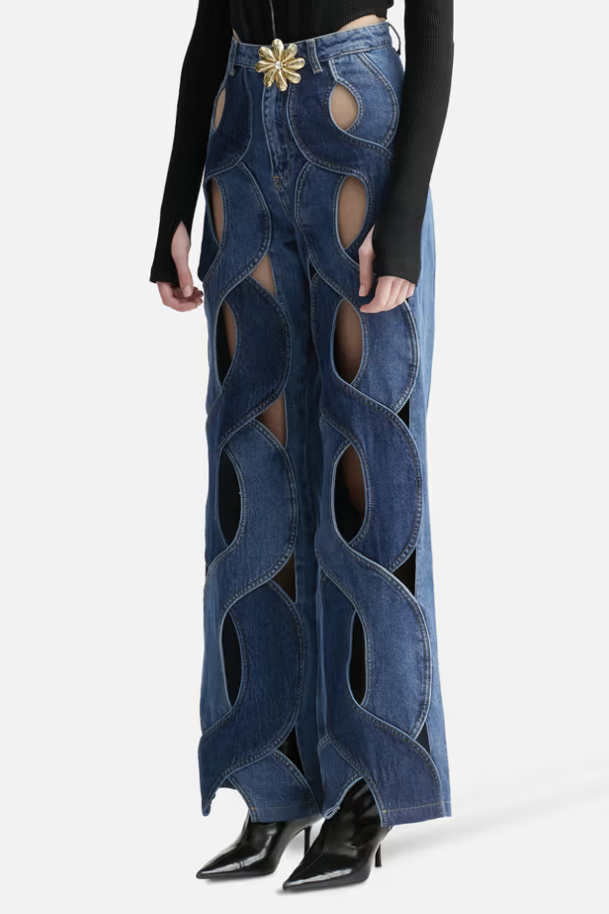 Abigail  Cutout Denim Jeans
