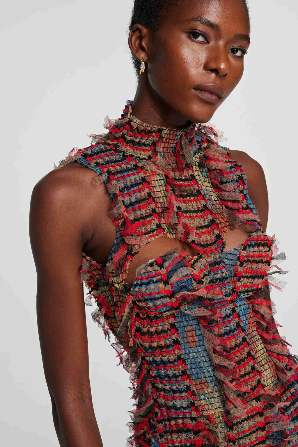 Adhara Patchwork Fringe Cutout Set