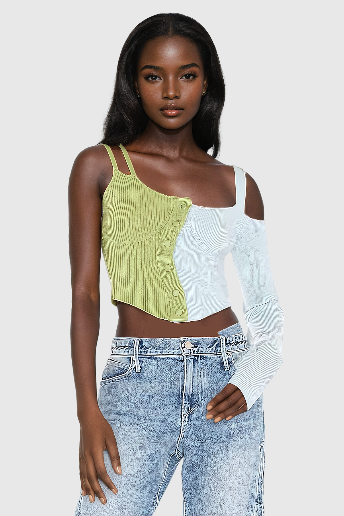 Aguilar Asymmetric Knit Top