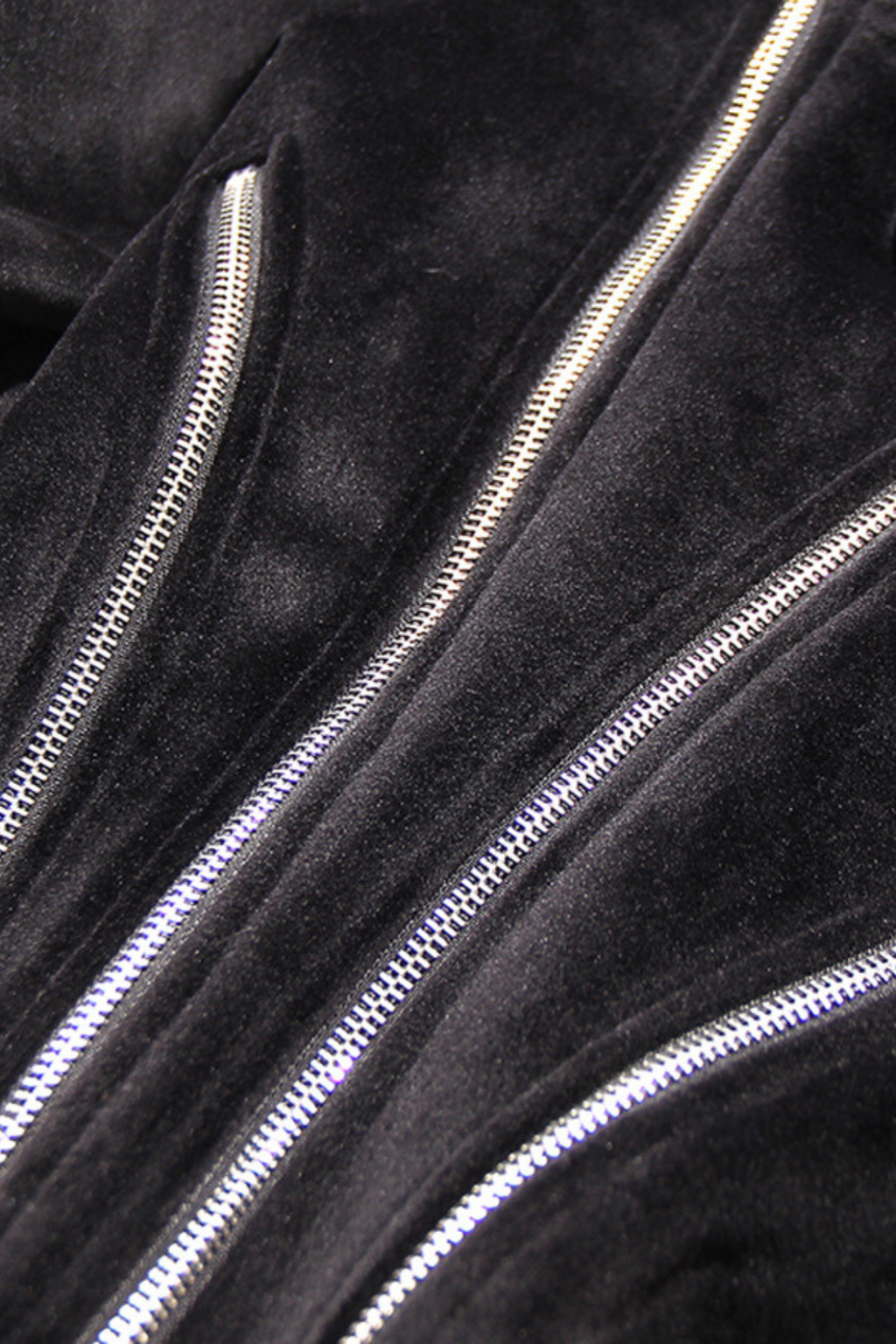 Ailpein Zipper Hooded Long Sleeve Top