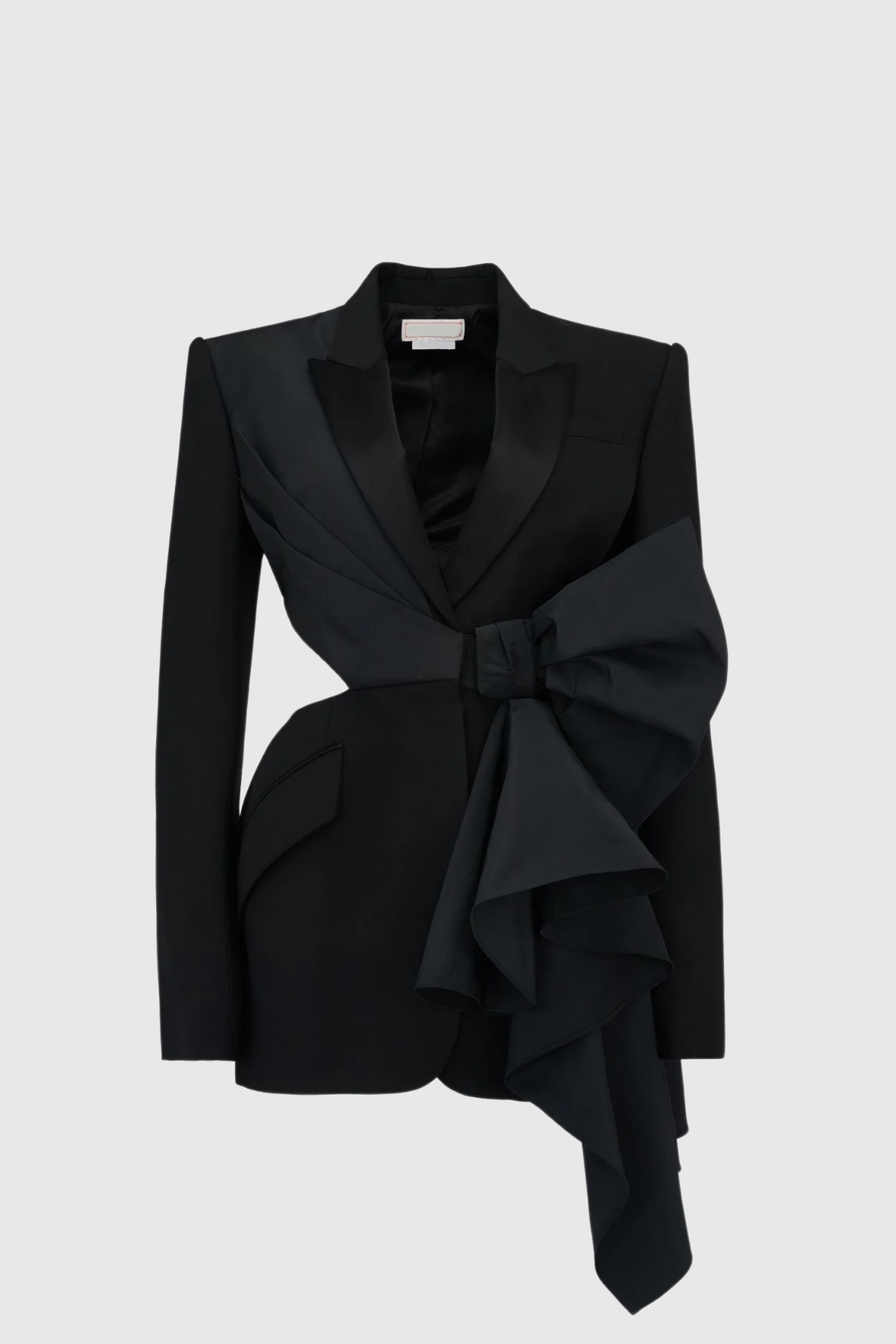Alma Bodycon Cutout Bow Blazer