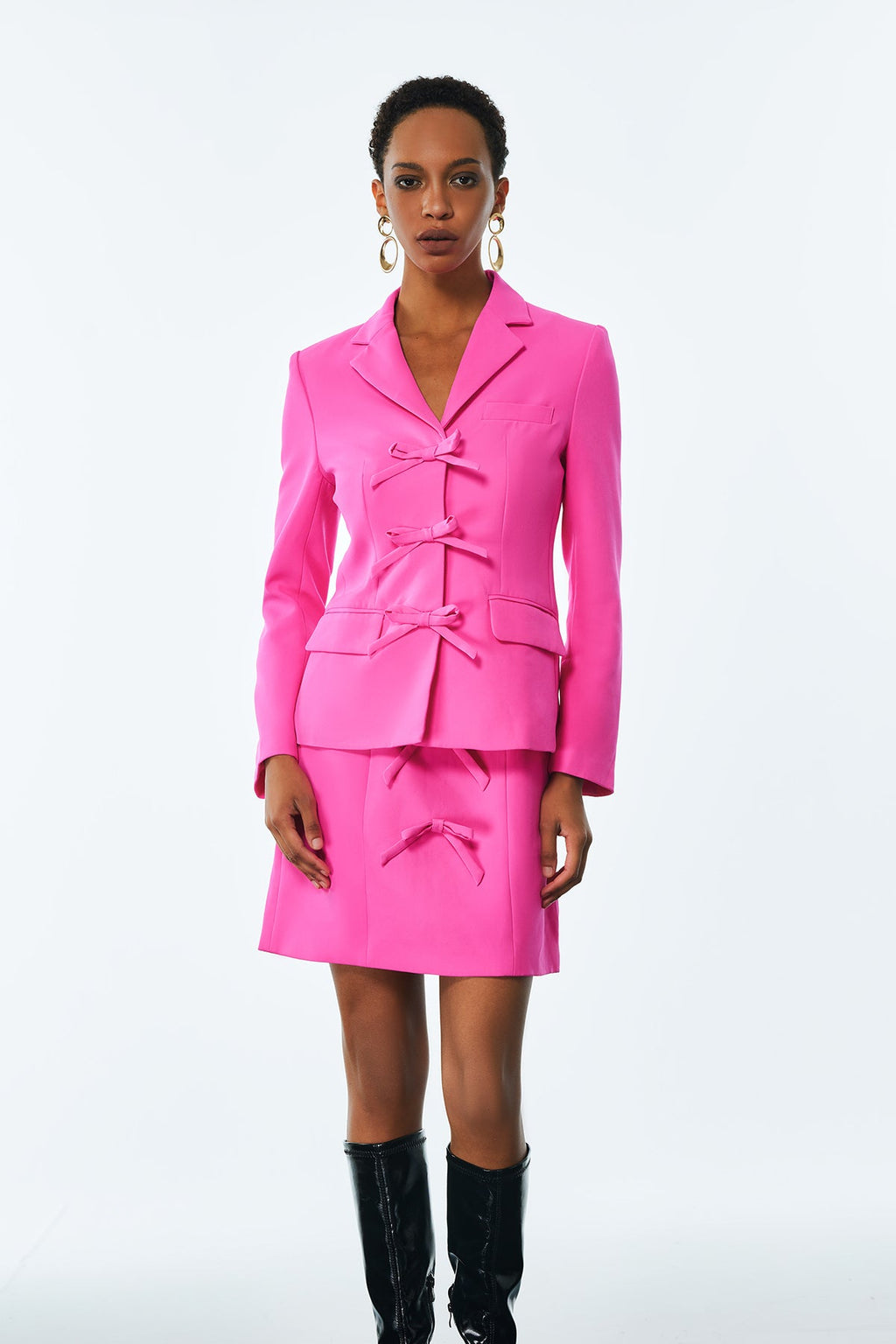 Amarantha Bow Strapless Mini Dress