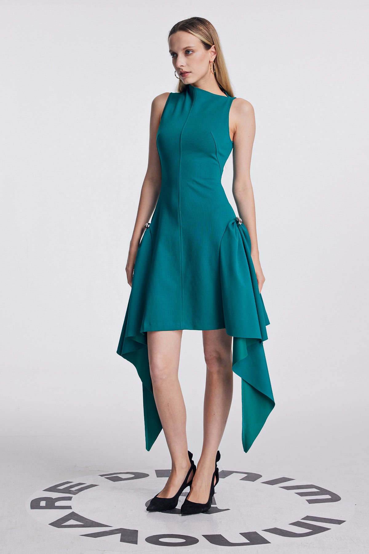 Amato Sleeveless Fringe Mini Dress