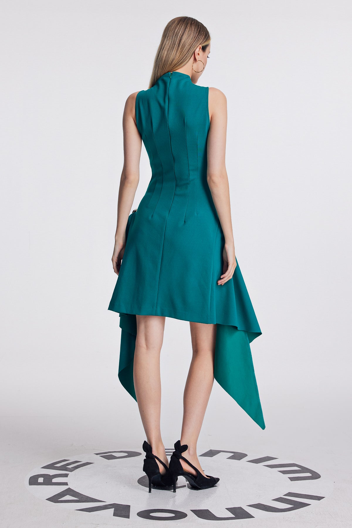 Amato Sleeveless Fringe Mini Dress