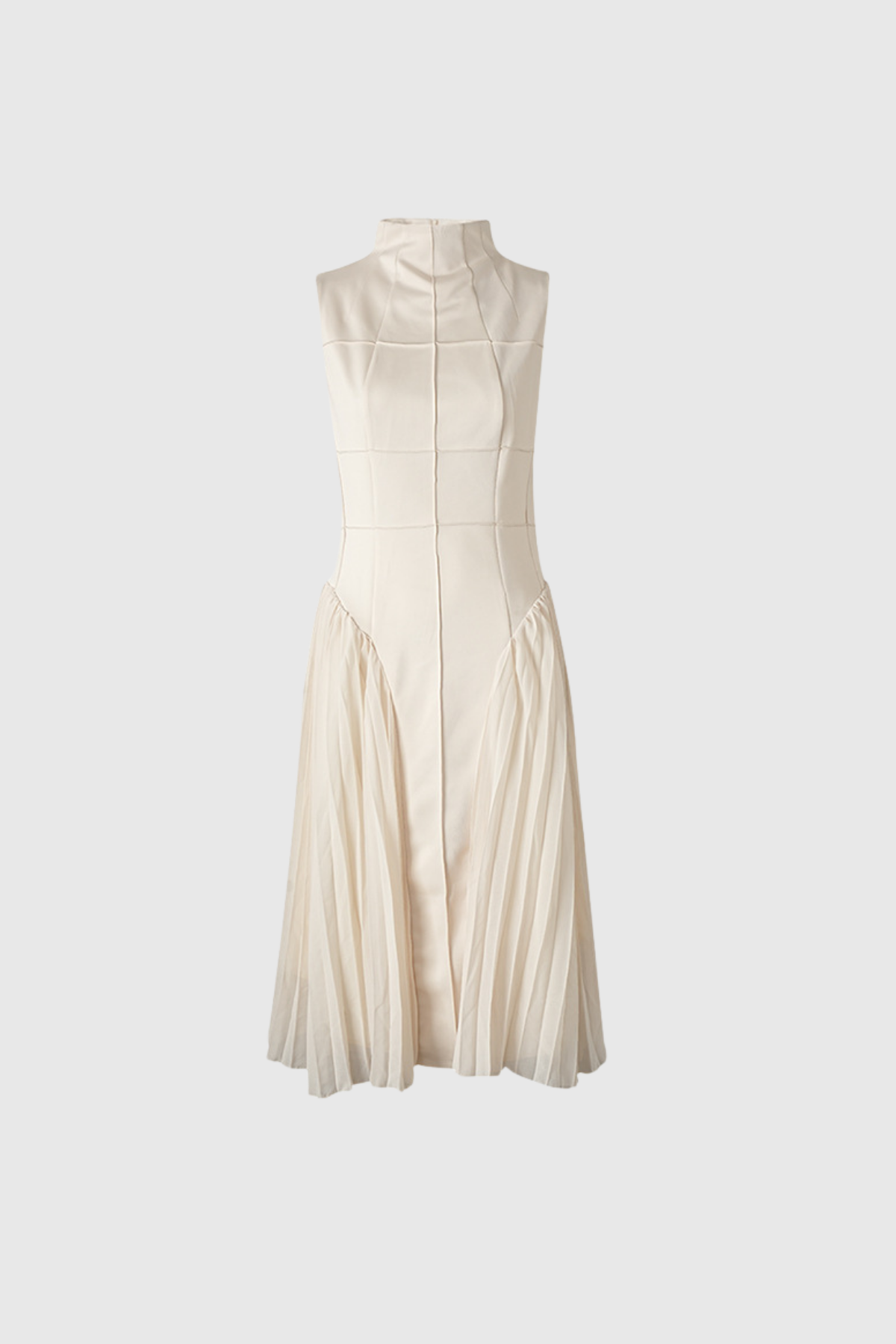 Amberlin Sleeveless Ruch Midi Dress