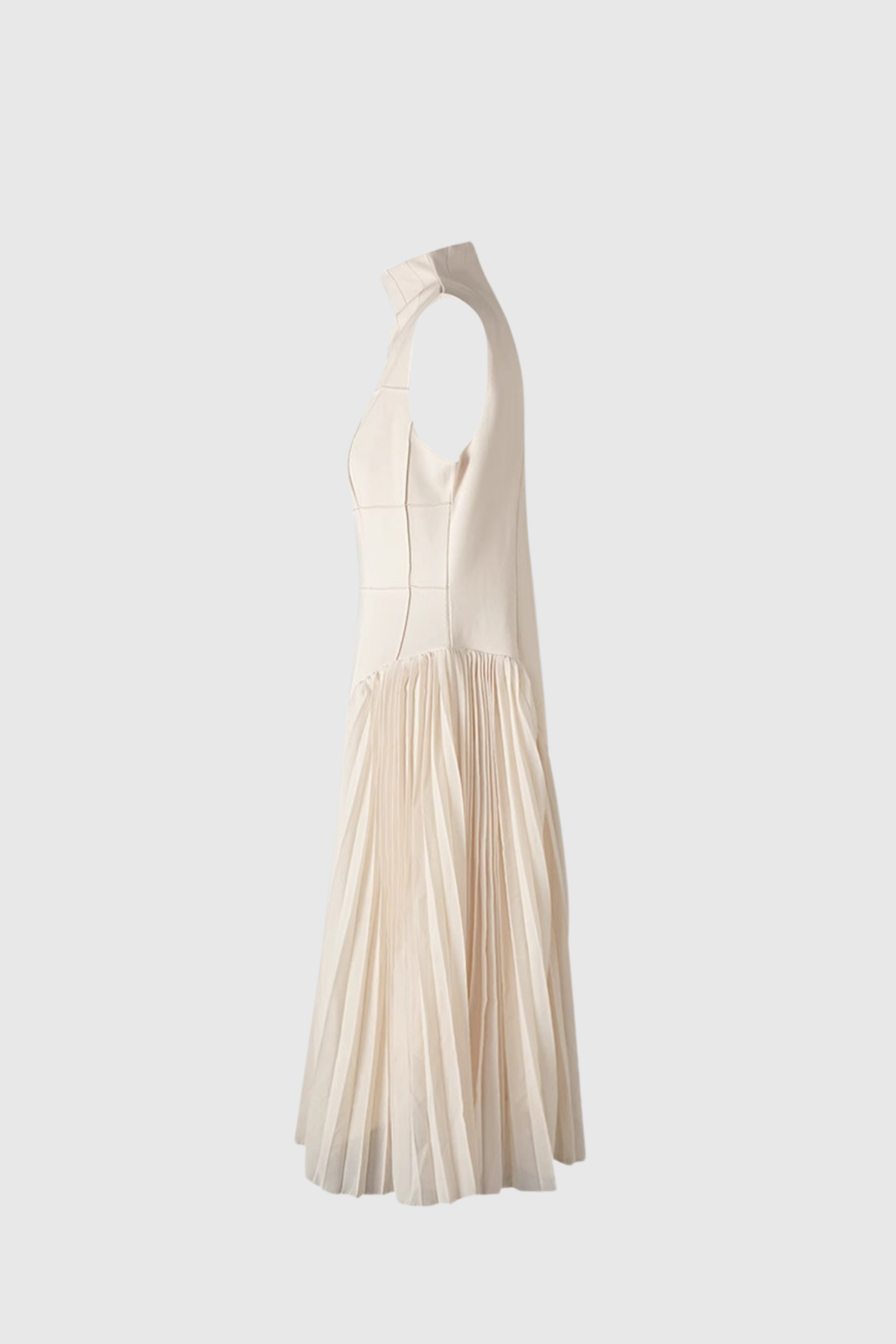 Amberlin Sleeveless Ruch Midi Dress