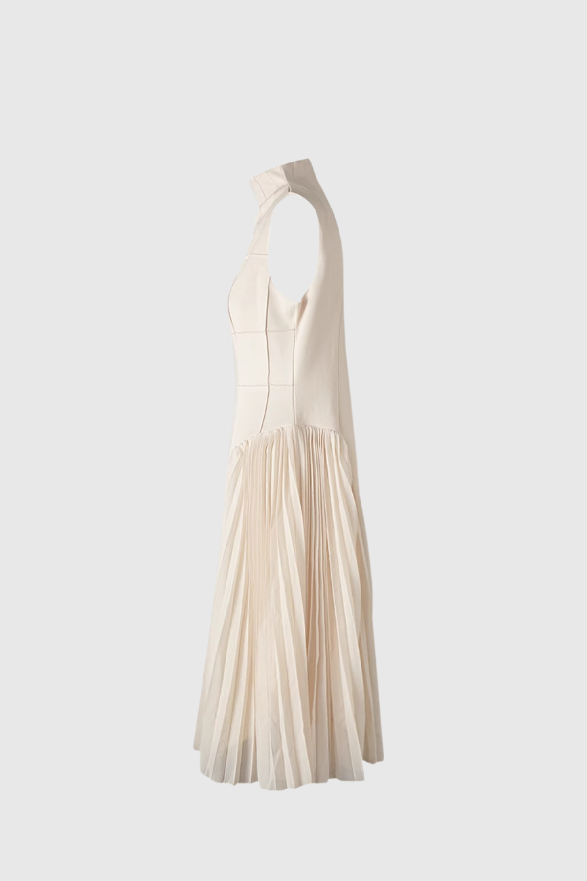 Amberlin Sleeveless Ruch Midi Dress