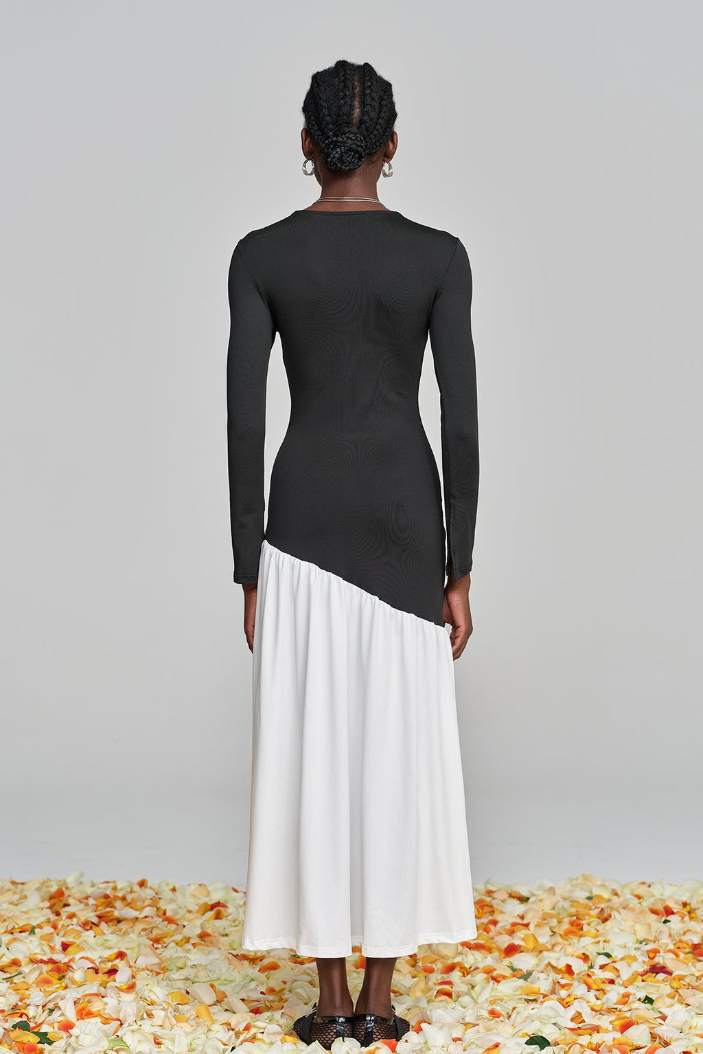 Ambre Deconstruct Ruch Bodycon Maxi Dress