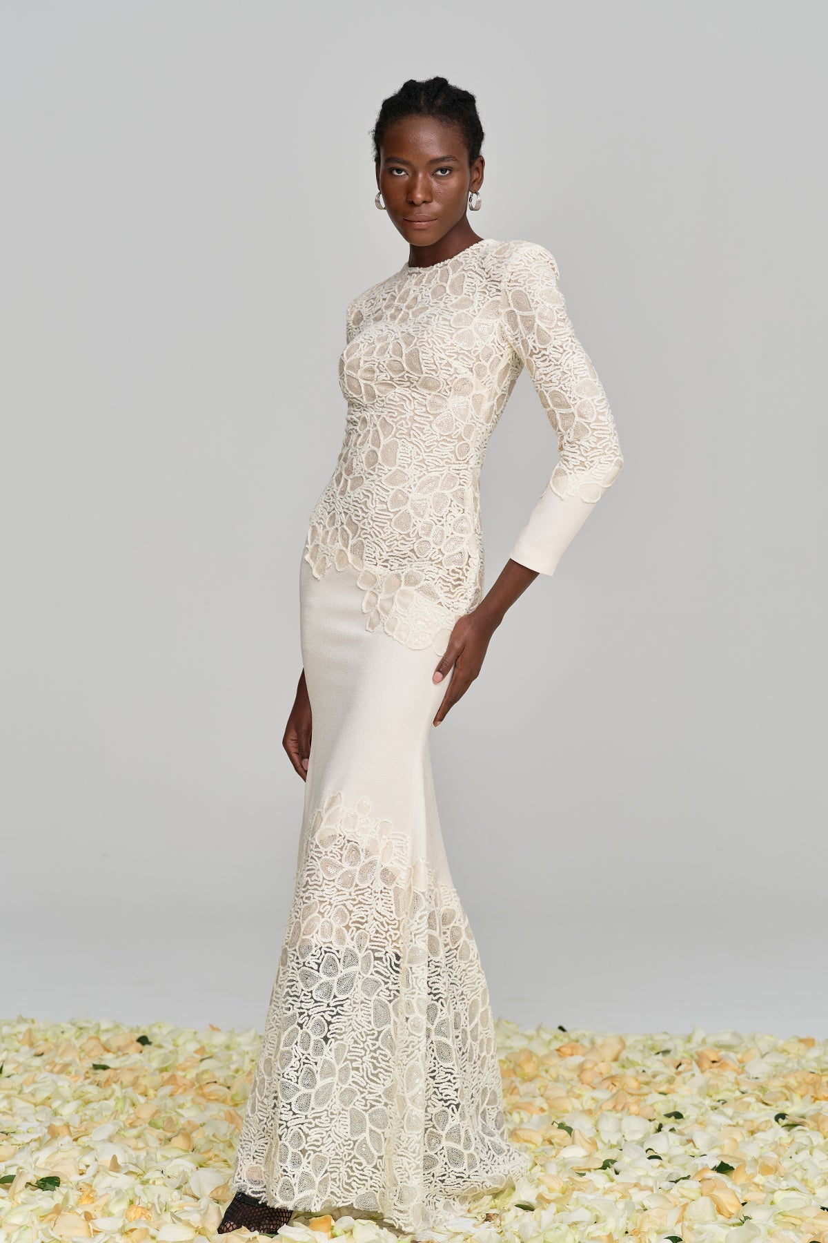 Ambroise Embroidered Sequin Maxi Dress