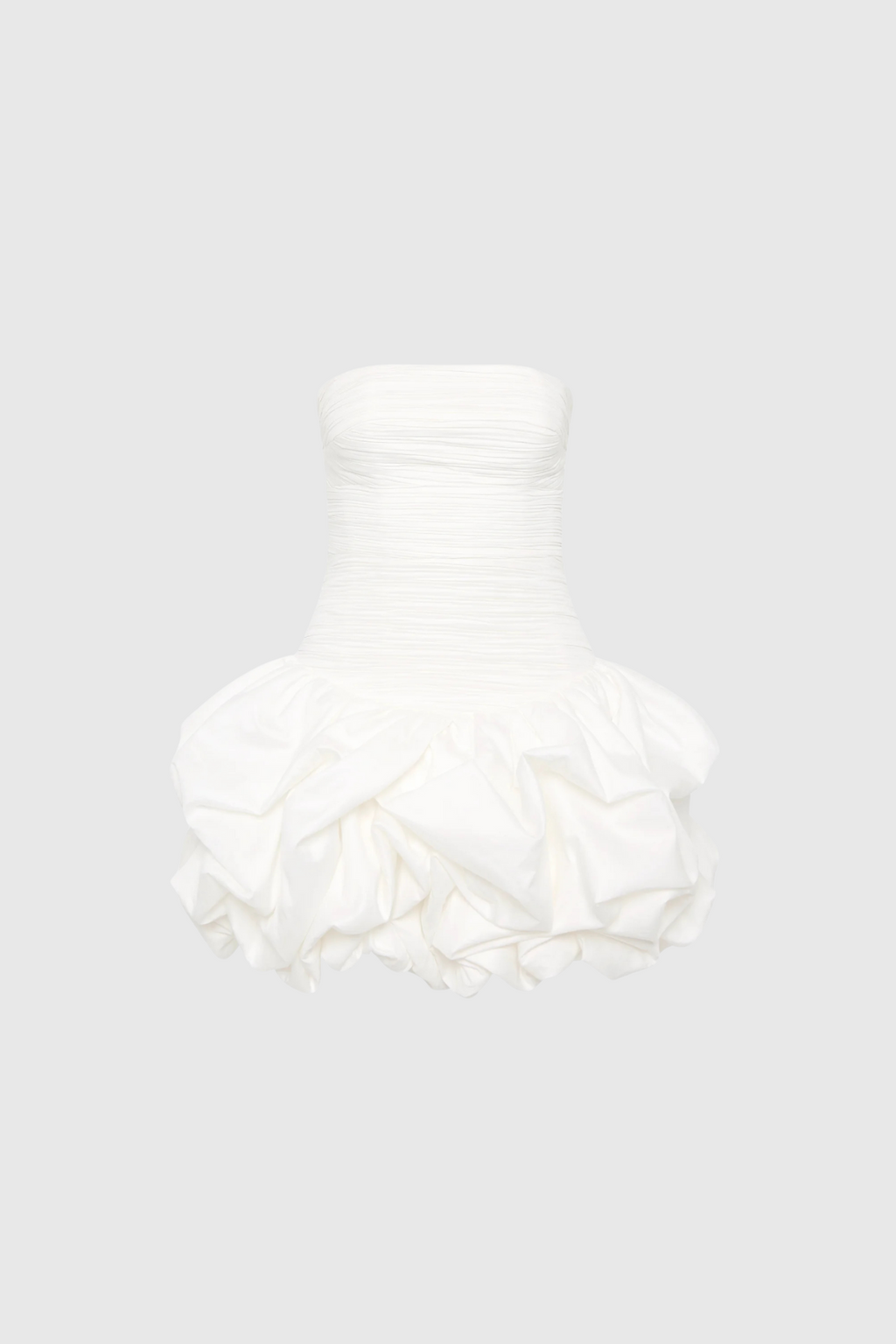 Amerigo Ruch Strapless Mini Dress In White