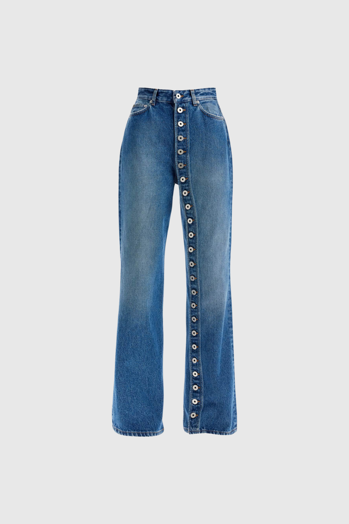 Amias Deconstruct Button Jeans