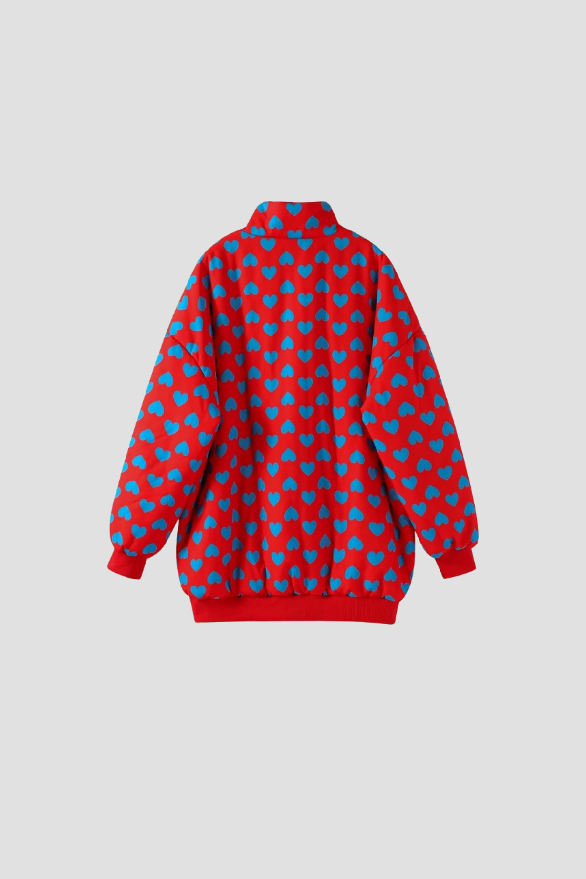 Anamika Love Dot Stand Collar Skirt Set