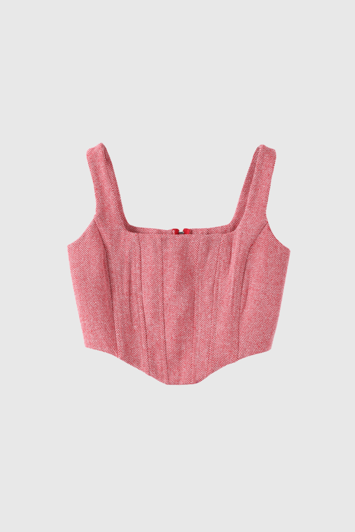 Anang Lapel Strapless Three Piece Pants Set In Pink