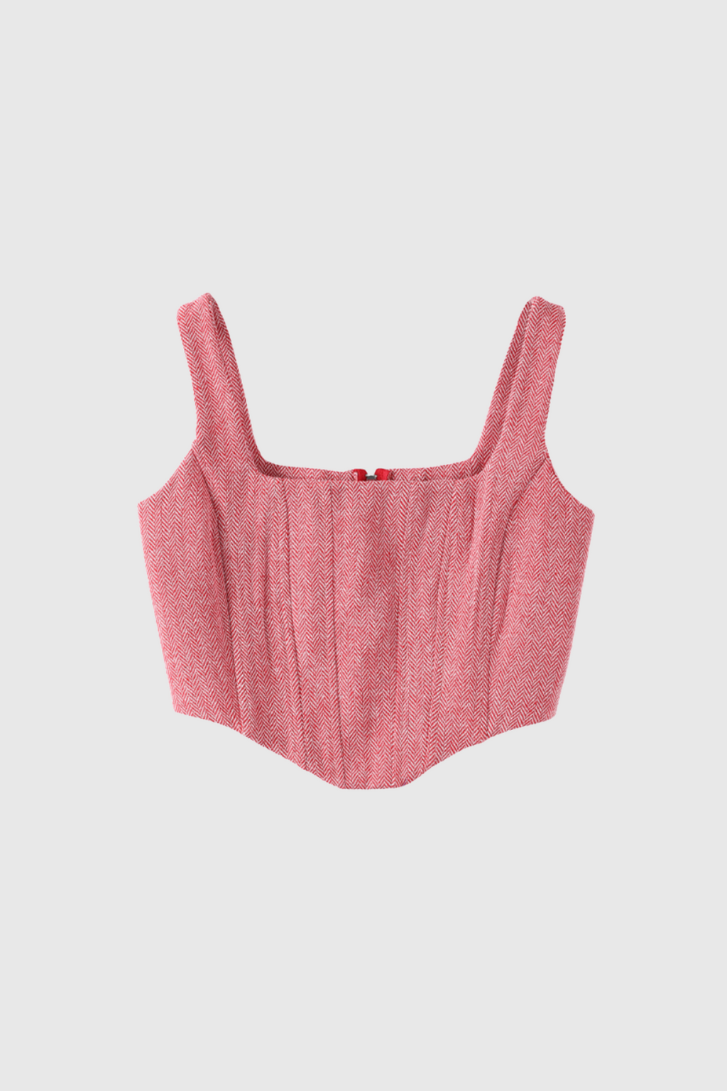 Anang Lapel Strapless Three Piece Pants Set In Pink