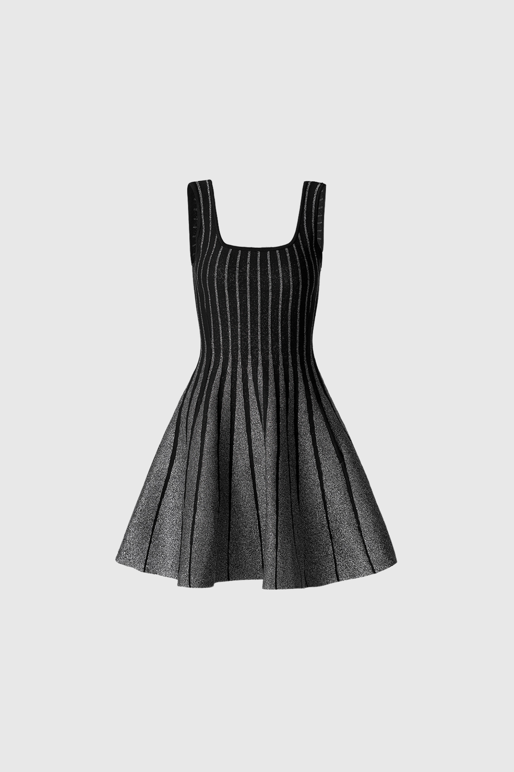 Ananya Stripe Sleeveless Ruffle Mini Dress