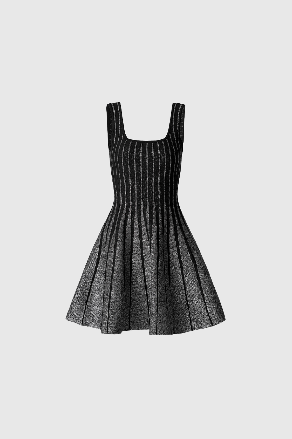 Ananya Stripe Sleeveless Ruffle Mini Dress