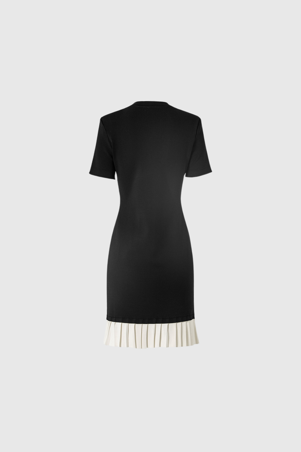 Anass Button Ruffle Short Sleeve Mini Dress