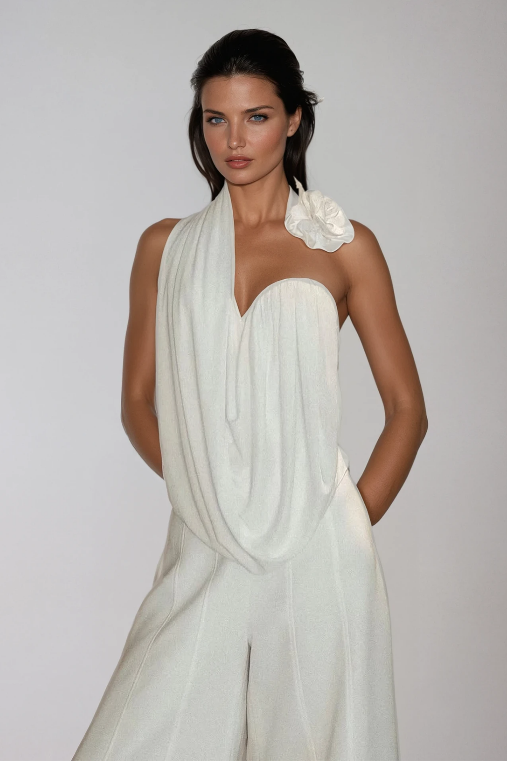 Anca Stripe Wide Pants