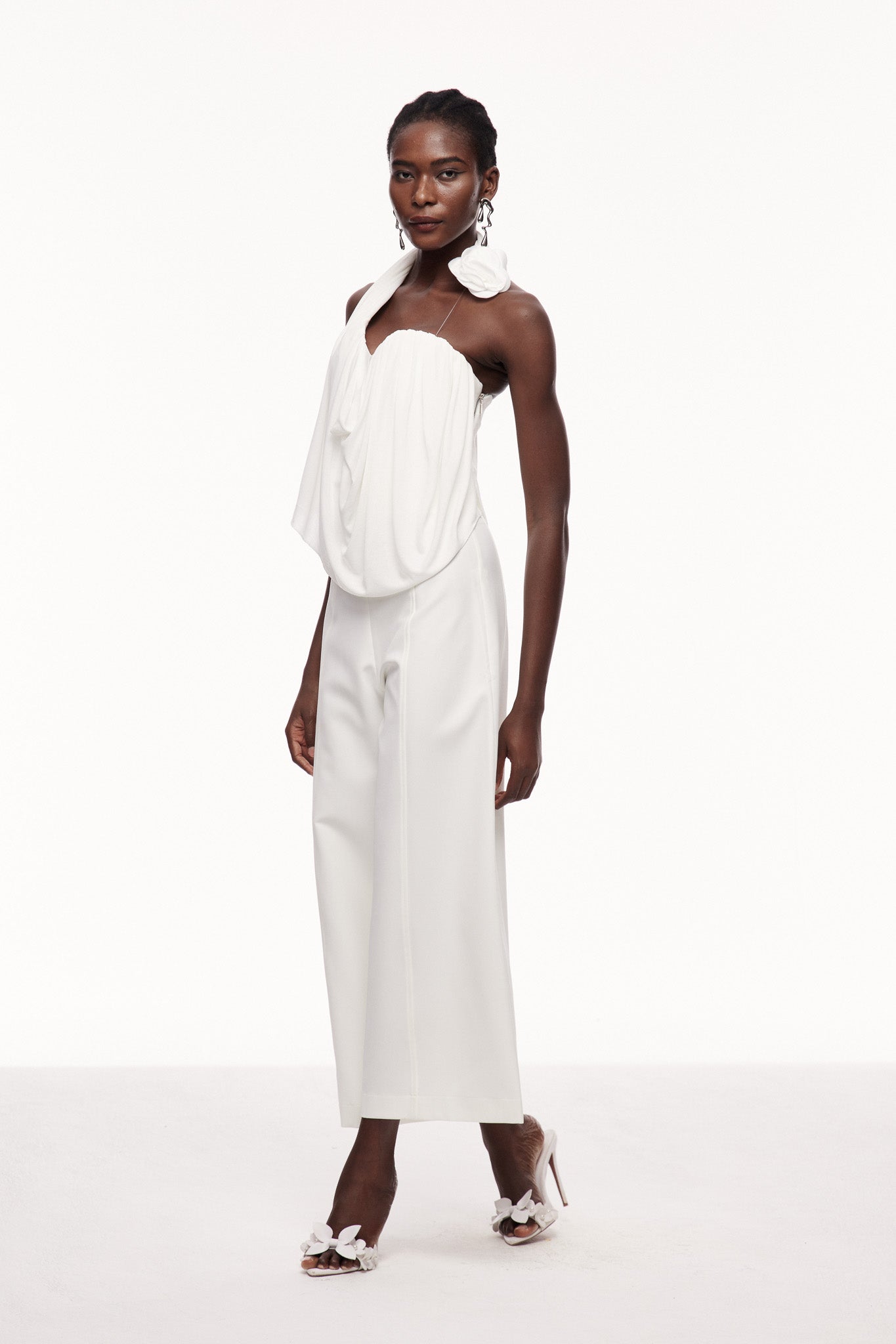 Anca Stripe Wide Pants