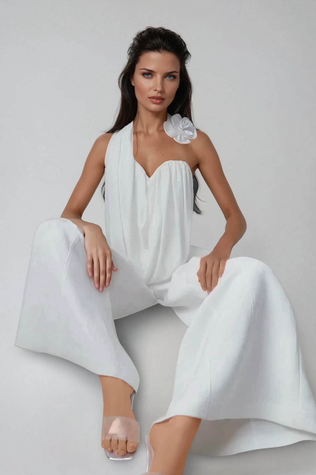 Anca Stripe Wide Pants