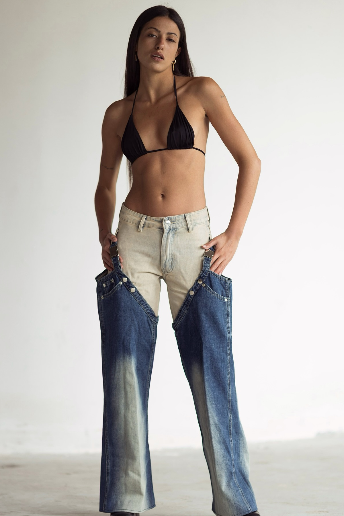 Anderson Deconstruct Two Piece Jeans