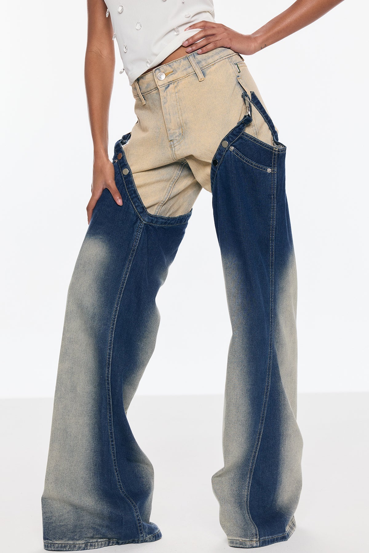 Anderson Deconstruct Two Piece Jeans