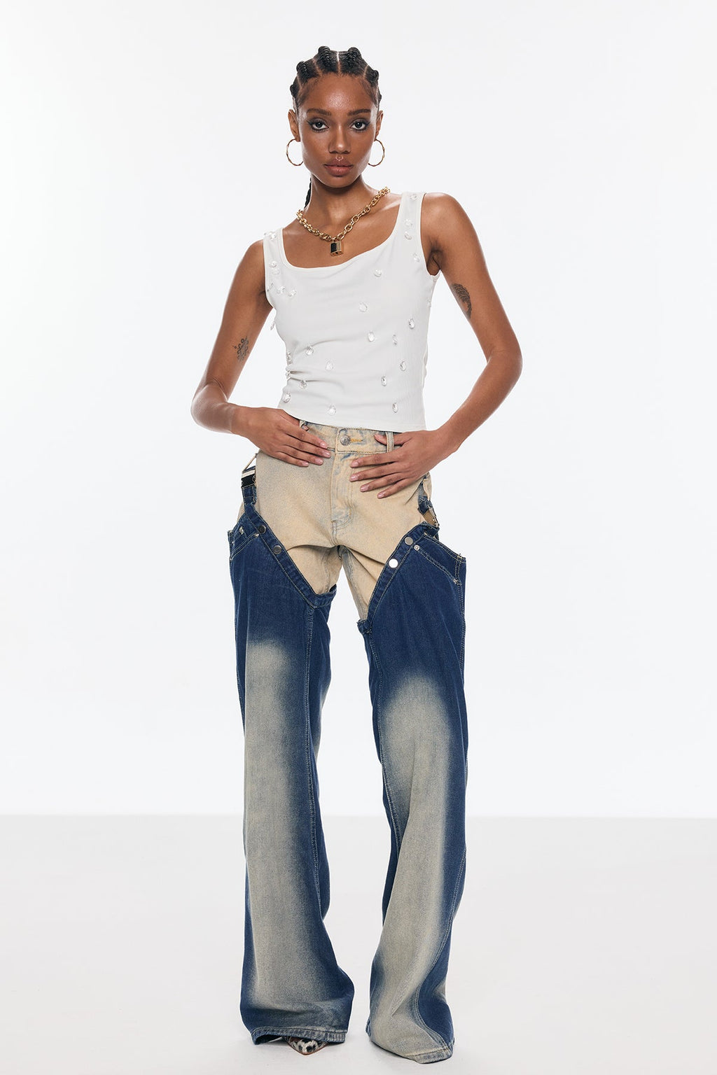 Anderson Deconstruct Two Piece Jeans