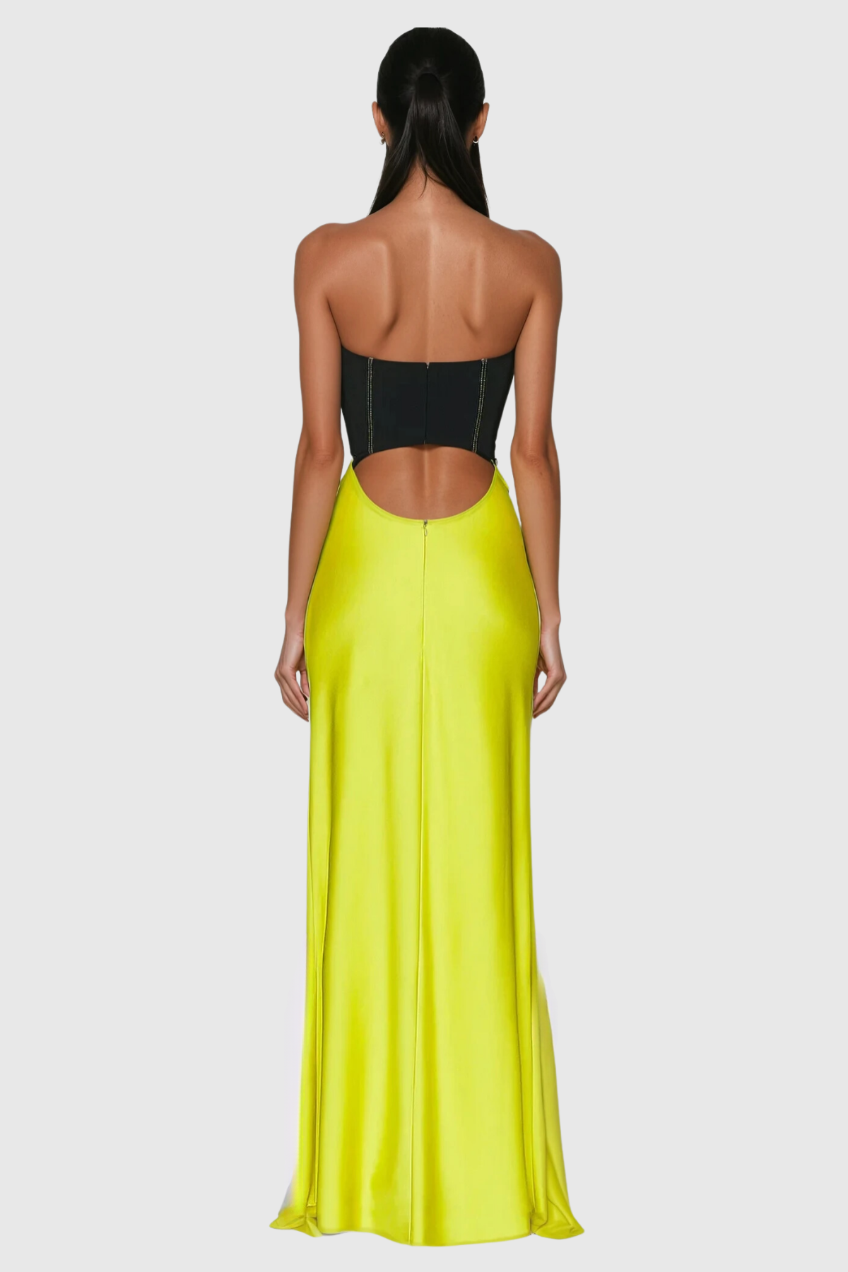 Anemoon Strapless Cutout Maxi Dress