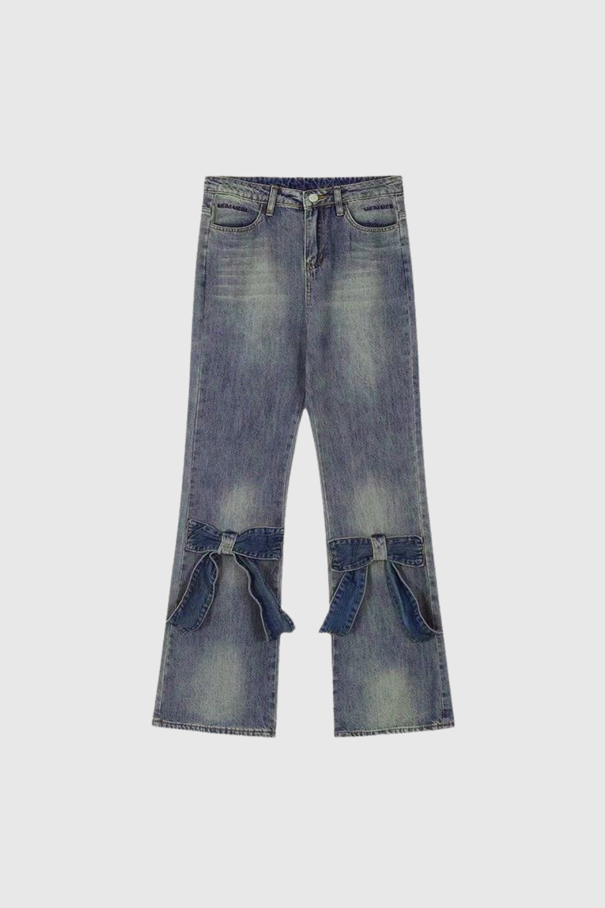 Angeles Bow Wide Jeans