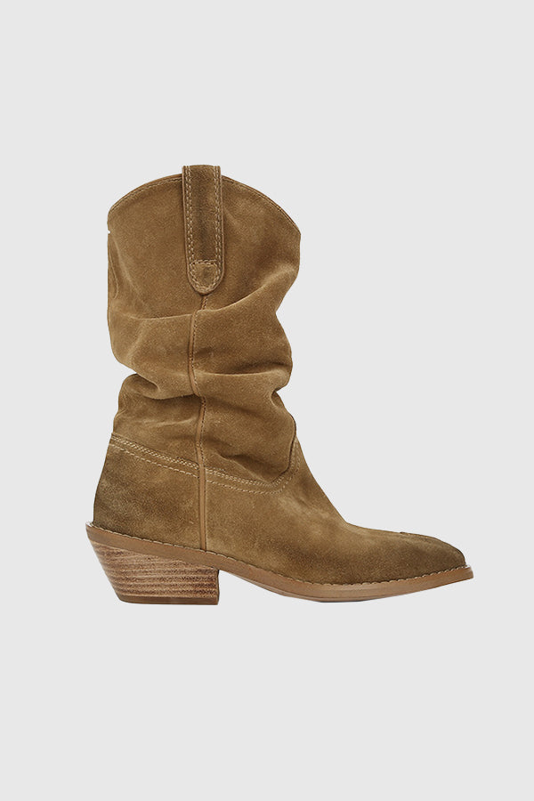 Angelique Suede Cowboy Tabi Boots