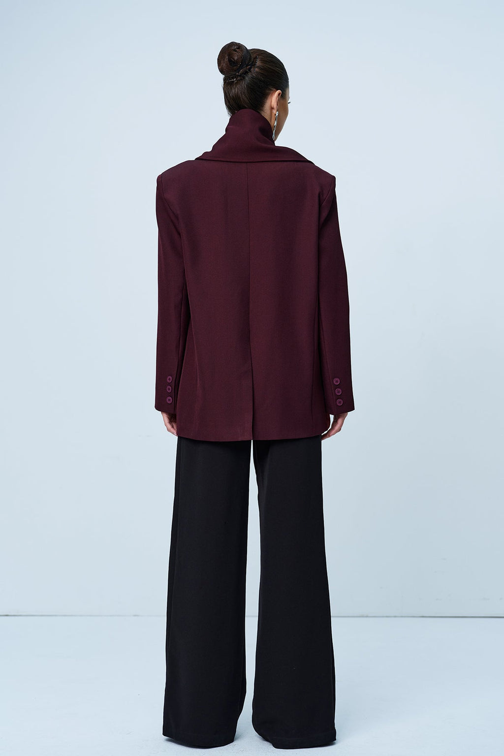 Angie Shawl Cross Blazer