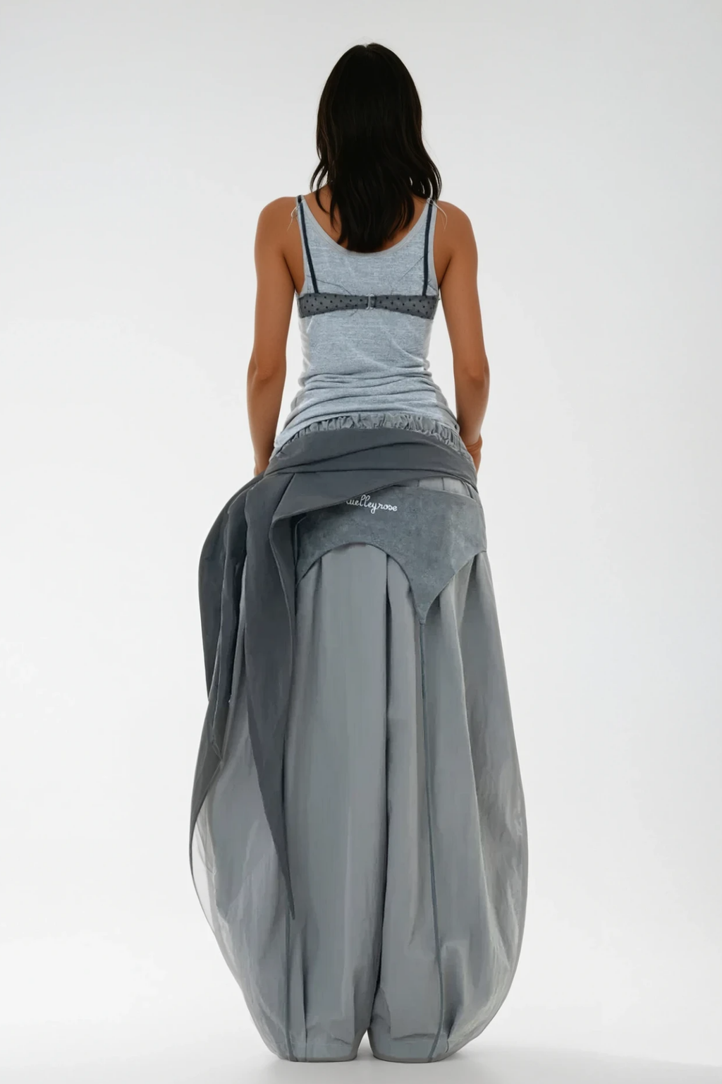 Anouk Asymmetric Deconstruct Wide Pants