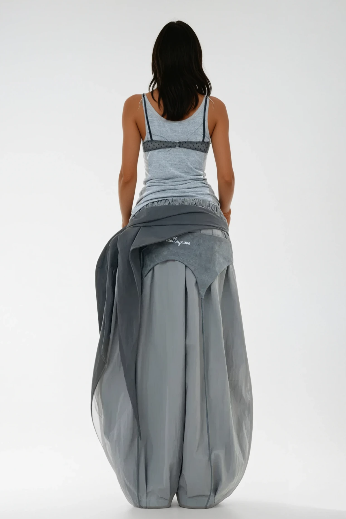 Anouk Asymmetric Deconstruct Wide Pants