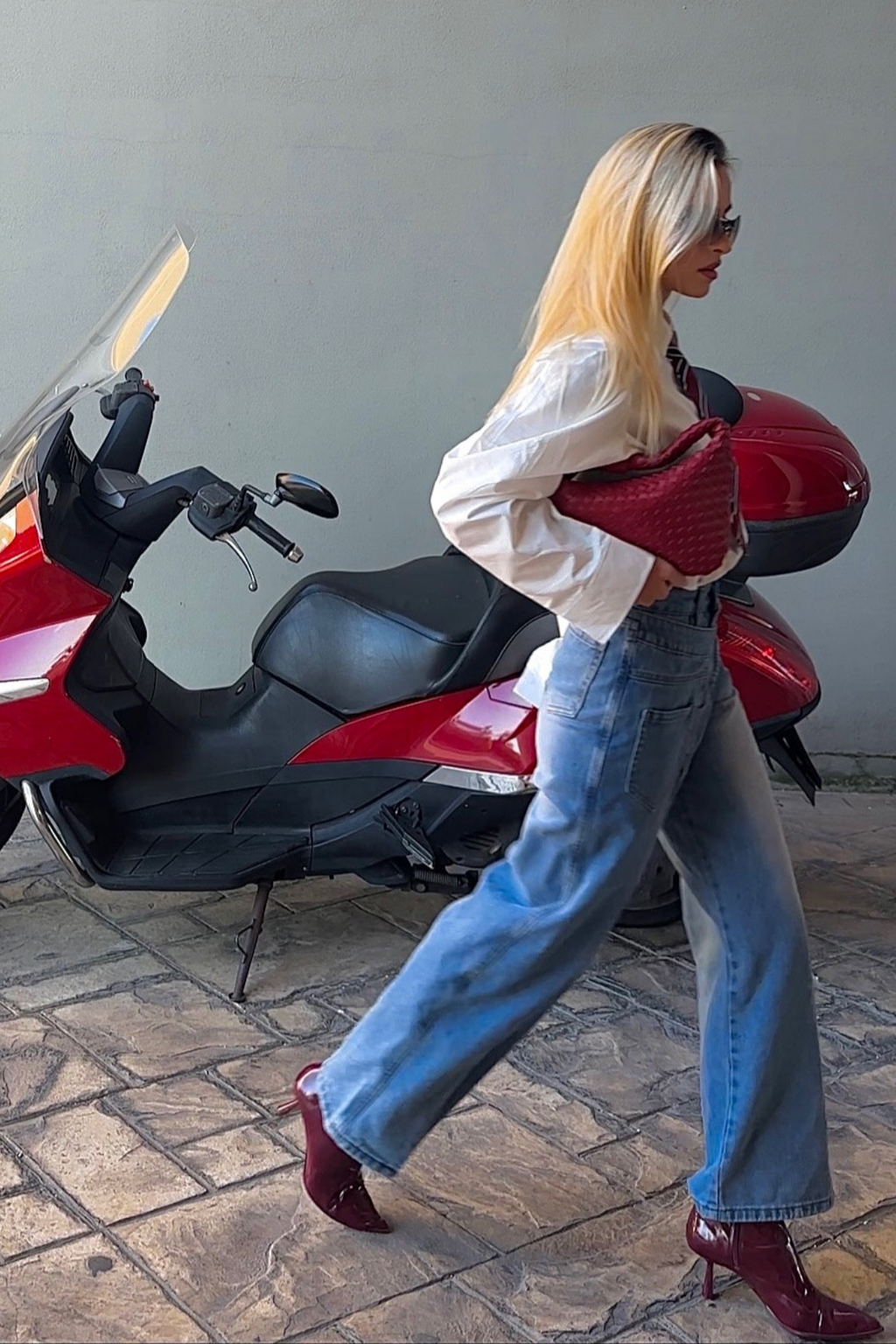 Ansgar Deconstruct Asymmetric Hayley Jeans In Blue