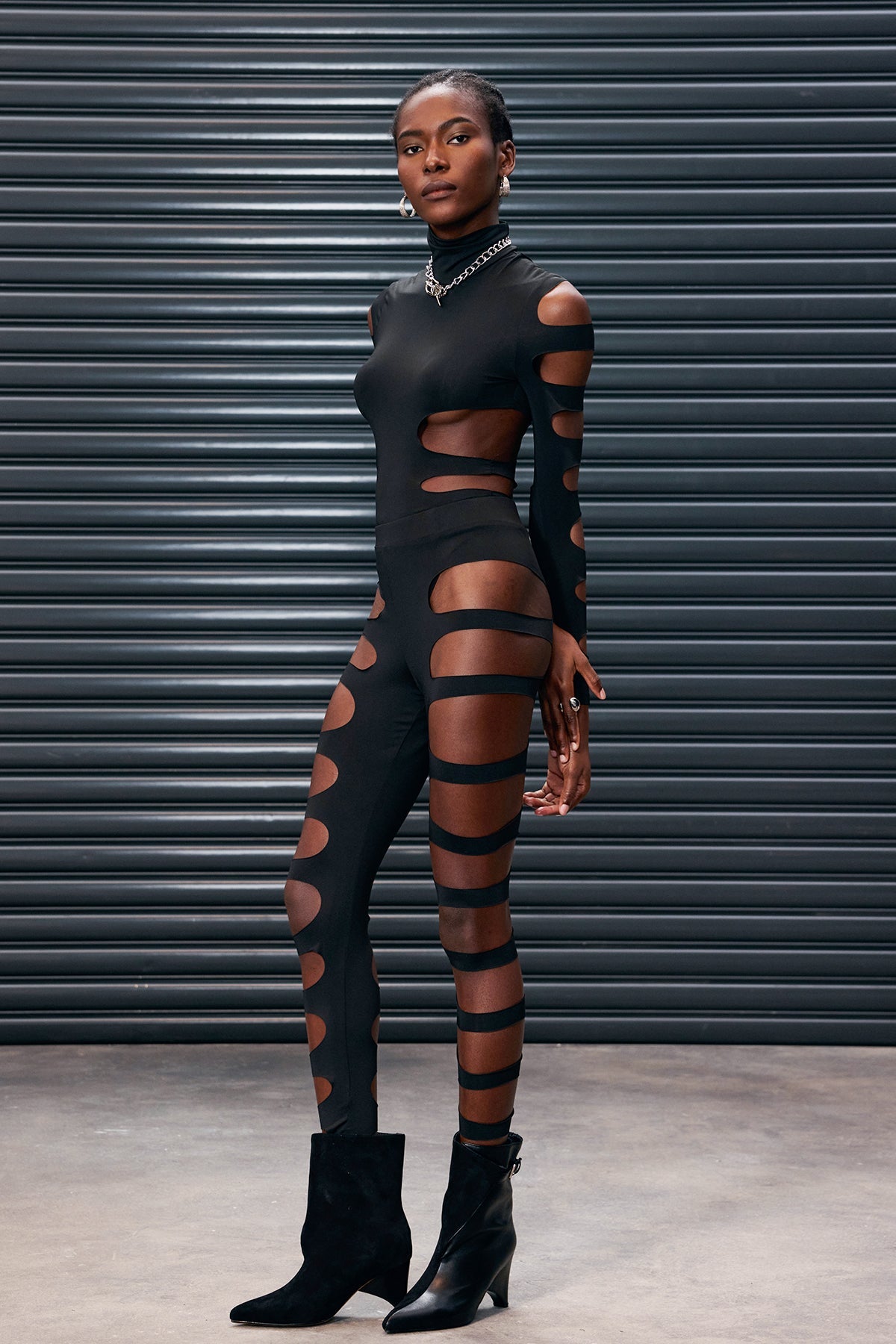 Antonin Cutout Asymmetric Pants Set