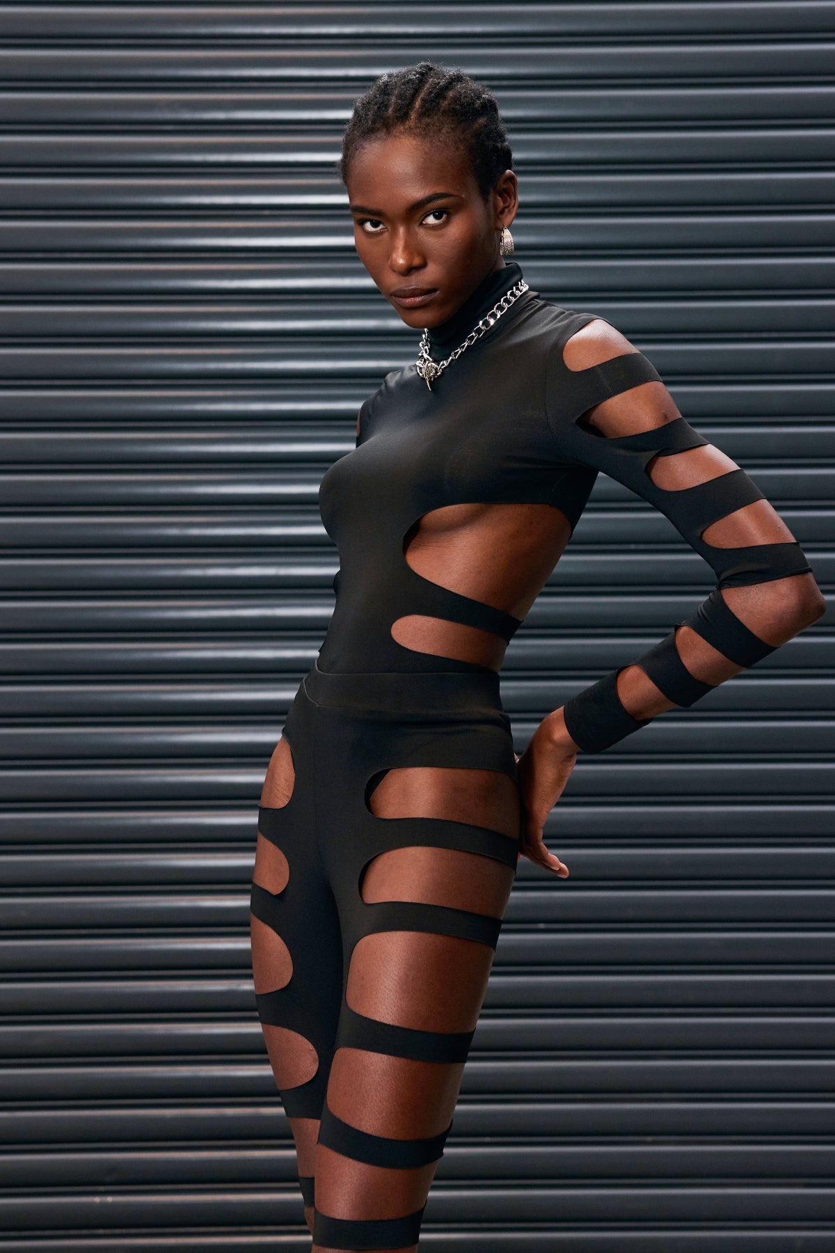 Antonin Cutout Asymmetric Pants Set